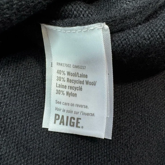 Paige Julita Long Sleeve Sweater Mini Dress - Picture 7 of 8